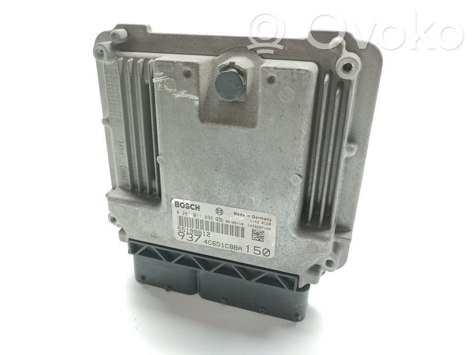 Engine control unit/module   0281011896