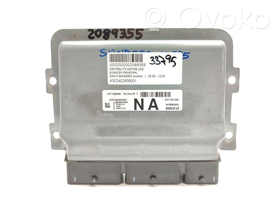 Dacia Sandero III Engine control unit/module 