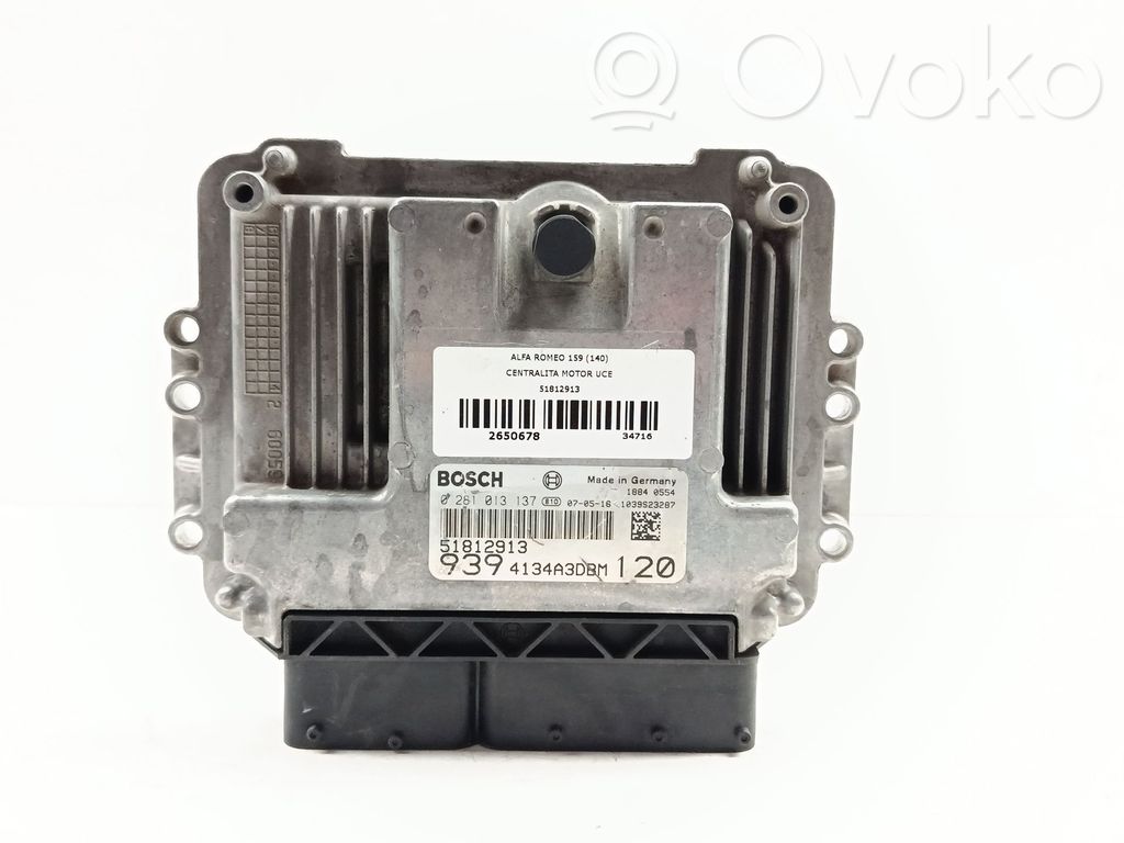 Alfa Romeo 159 Engine control unit/module 