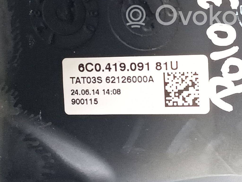 Volkswagen Polo V 6R Steering wheel 