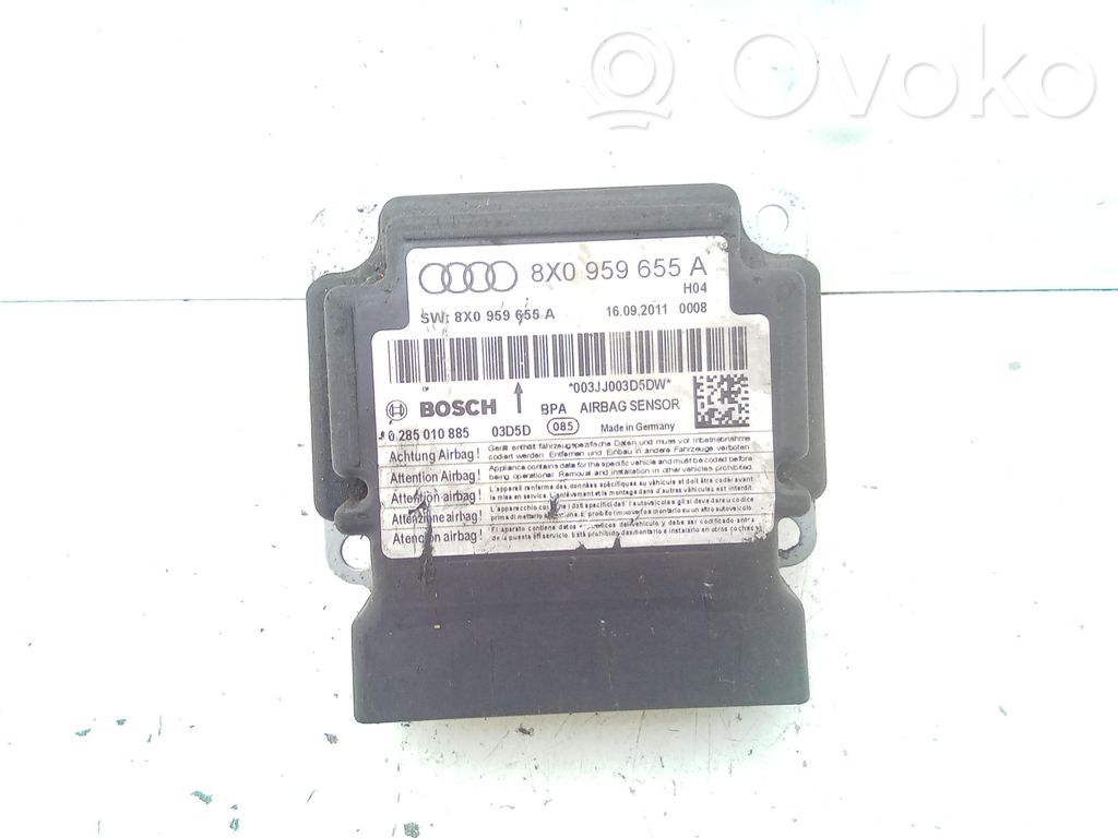 Airbag control unit/module   0285010885,0285010885,8X0959655A