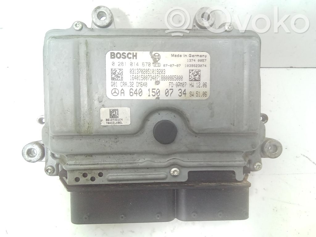Mercedes-Benz B W245 Unitate/modul de control motor 