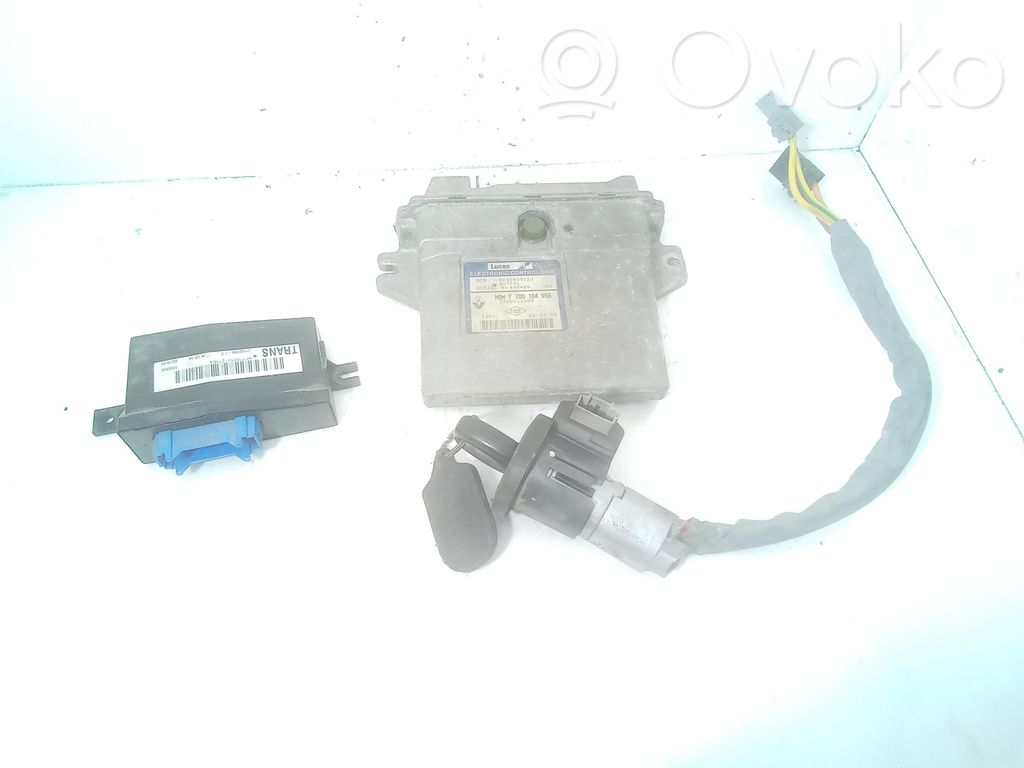 Renault Kangoo I Engine ECU kit and lock set 