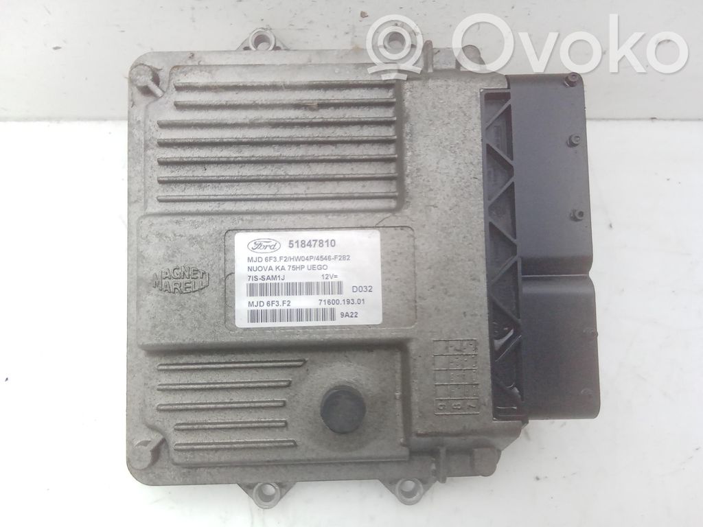Ford Ka Engine control unit/module 