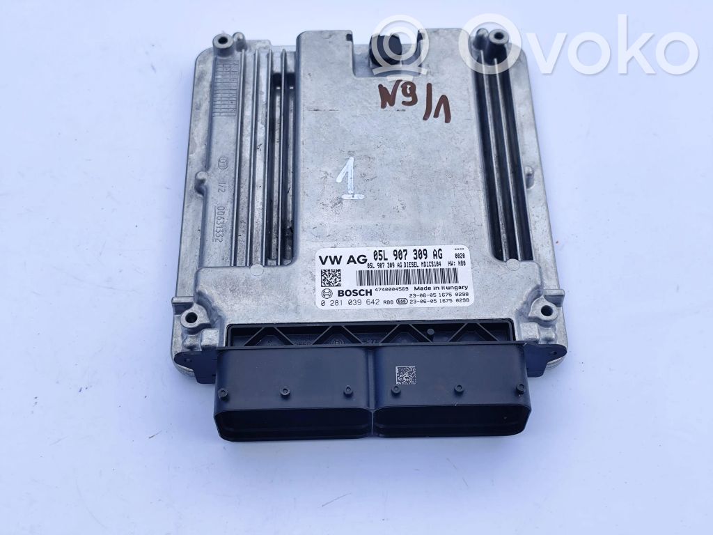 Engine control unit/module   05L907309AG,0281039642