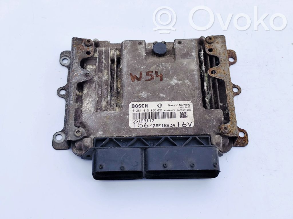 Alfa Romeo 156 Engine control unit/module 
