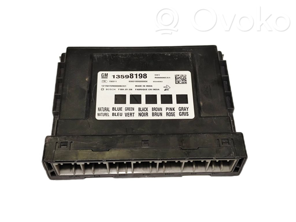 Central body control module   13598198,F00HJ01336,8360100000000X