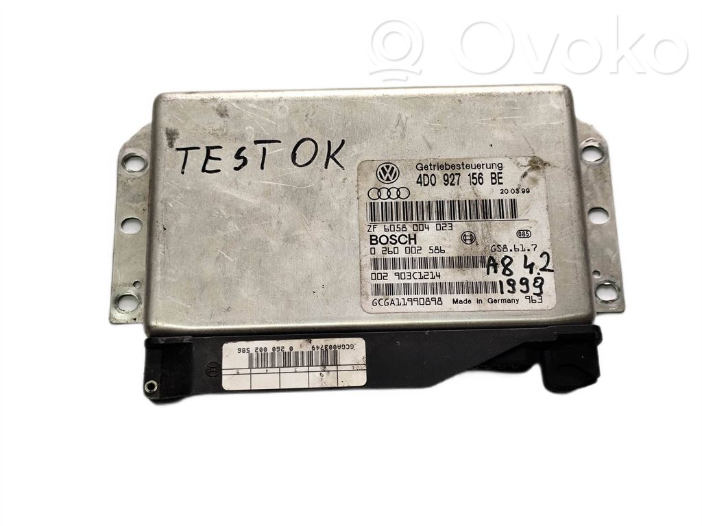 Audi A8 S8 D2 4D Gearbox control unit/module 