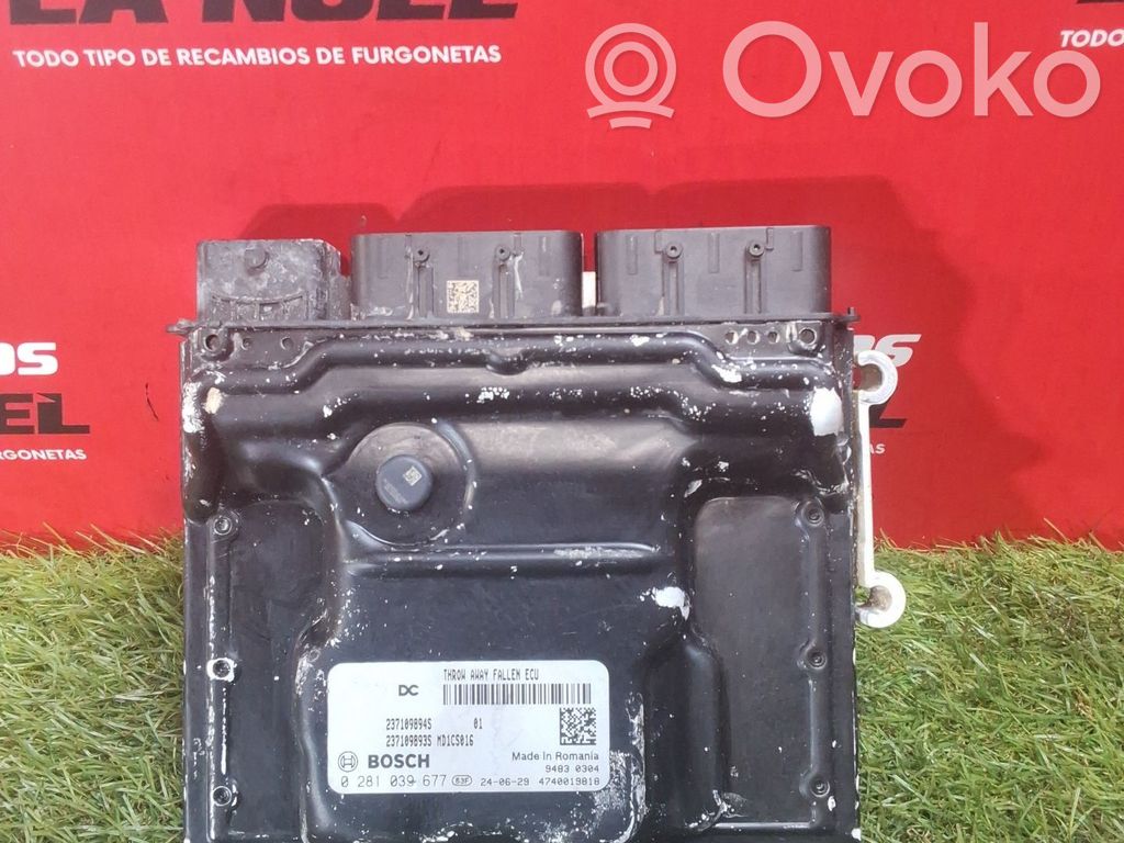 Unidad de control/módulo del motor   0281039677,237109894S