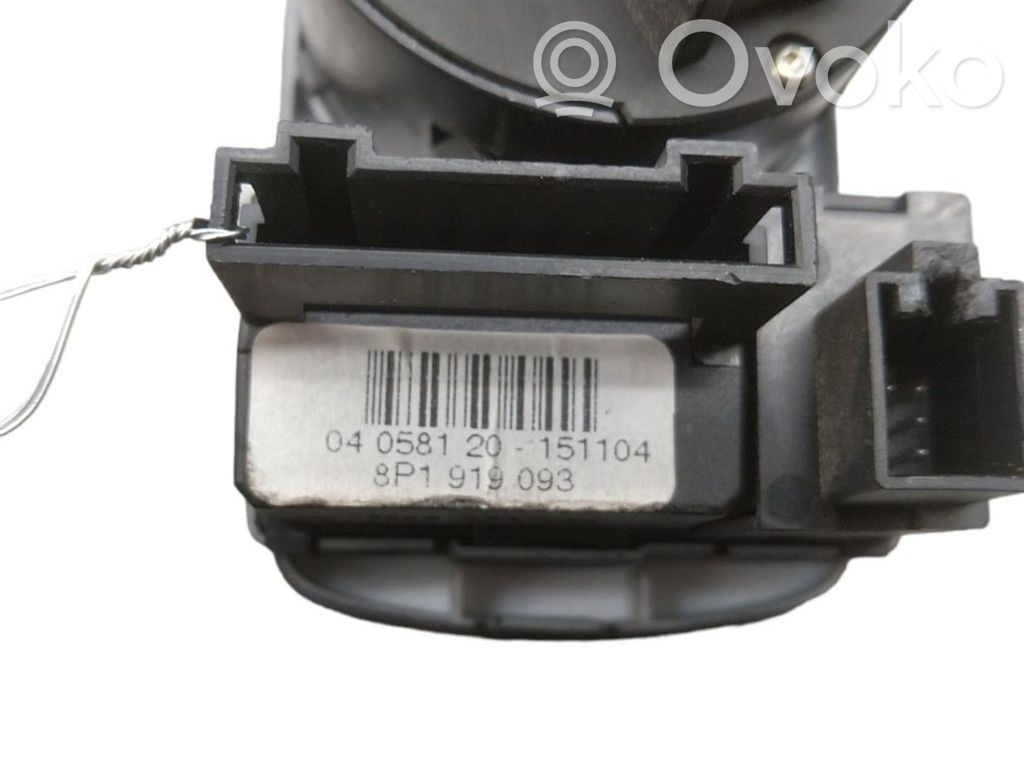 Audi A3 S3 A3 Sportback 8P Interruptor de luz 