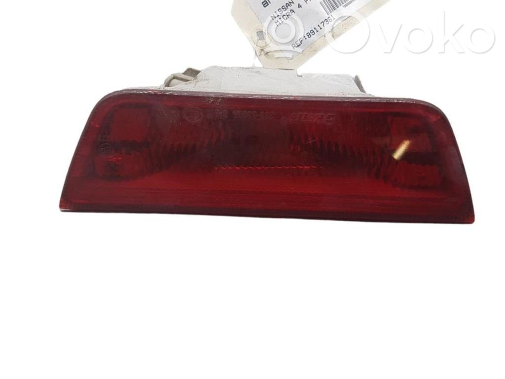 Nissan Micra Lámpara de niebla trasera 