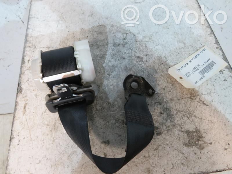 Toyota Yaris Cinturón trasero 