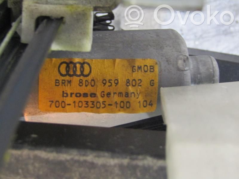 Audi A4 S4 B5 8D Regulador de puerta trasera con motor 