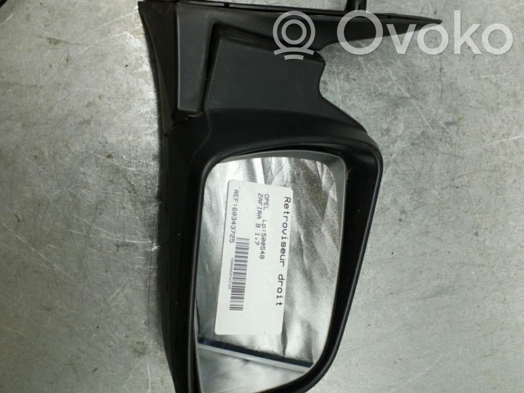 Opel Zafira B Manualne lusterko boczne drzwi przednich 