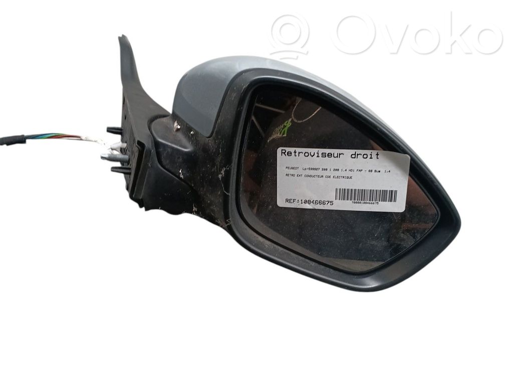 Peugeot 208 I Espejo lateral manual 