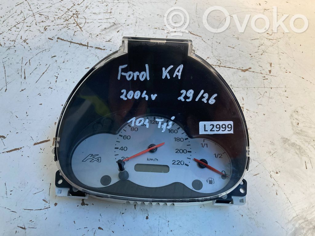 Ford Ka Vitezometru (grup de instrumente) 
