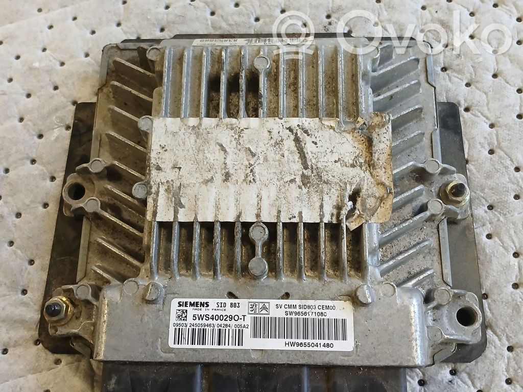 Engine control unit/module ECU   5WS400290T,5WS400290T