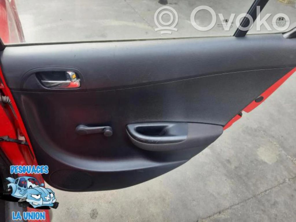 Rear door card panel trim