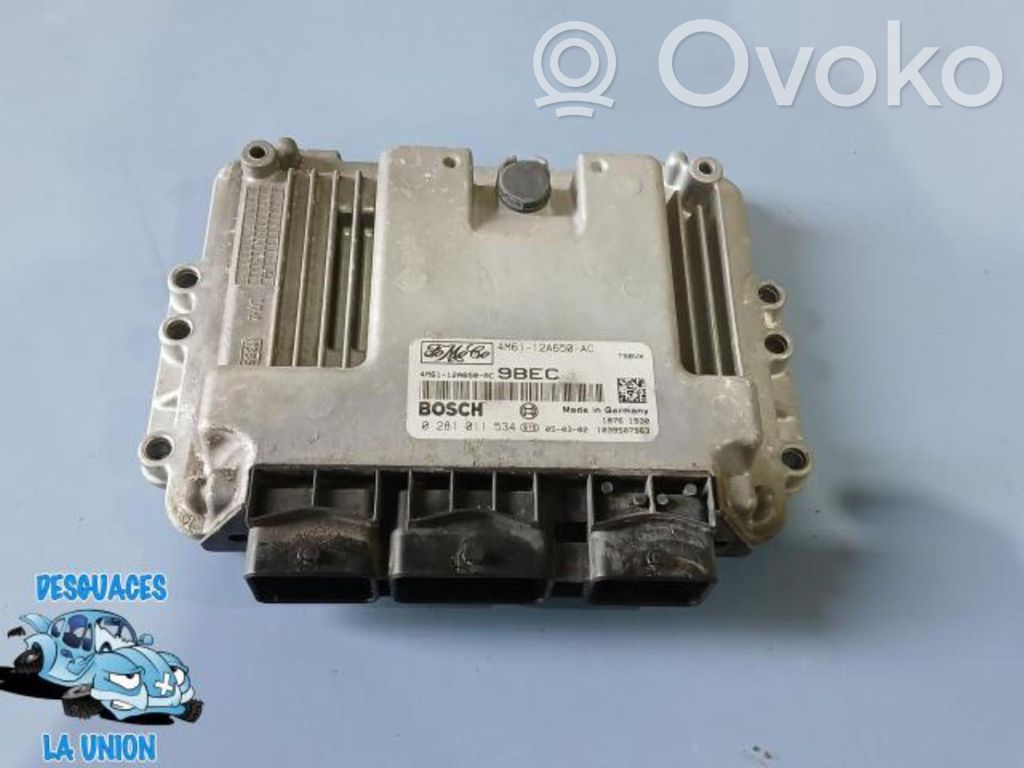 Engine control unit/module ECU   4M6112A650AC