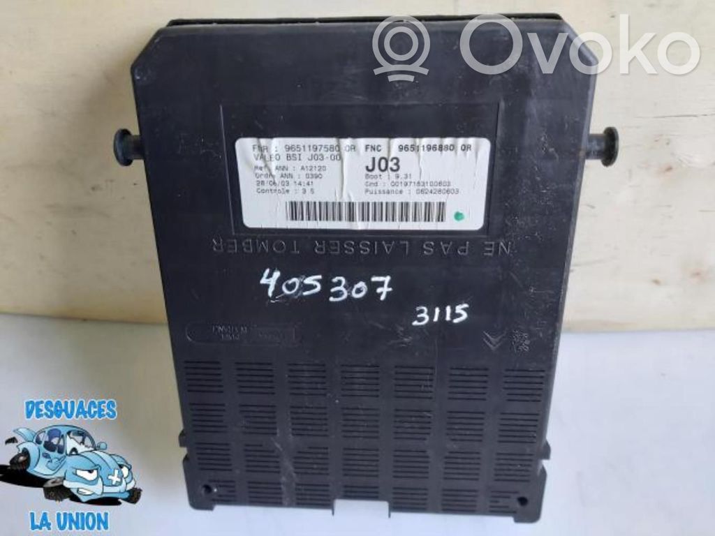 Peugeot 307 Módulo de fusible 
