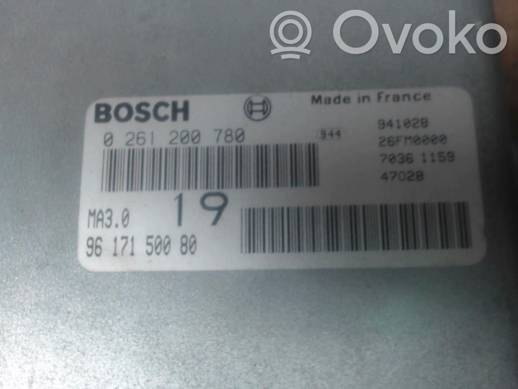 Peugeot 106 Unitate/modul de control motor