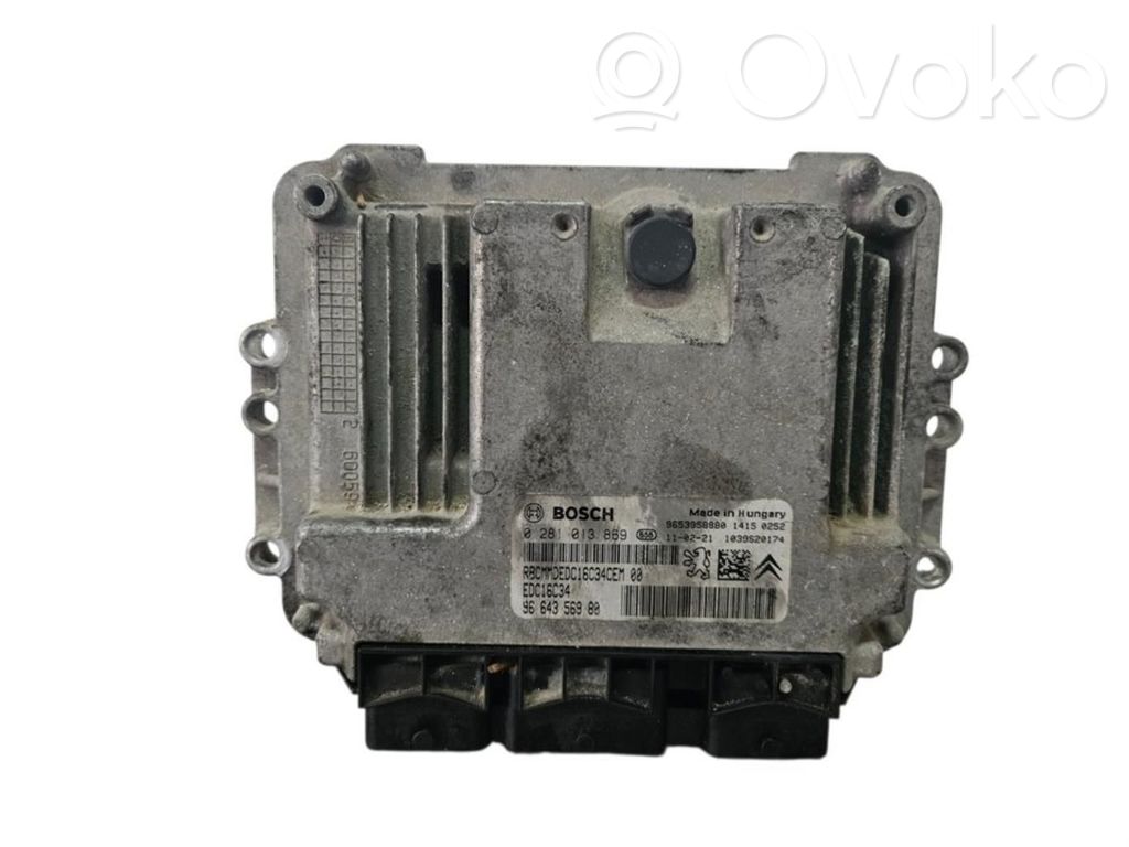 Engine control unit/module ECU   9664356980