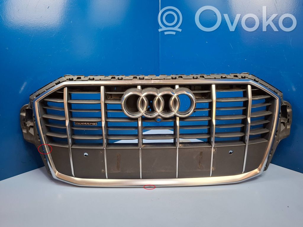 Audi Q7 4M Griglia superiore del radiatore paraurti anteriore 