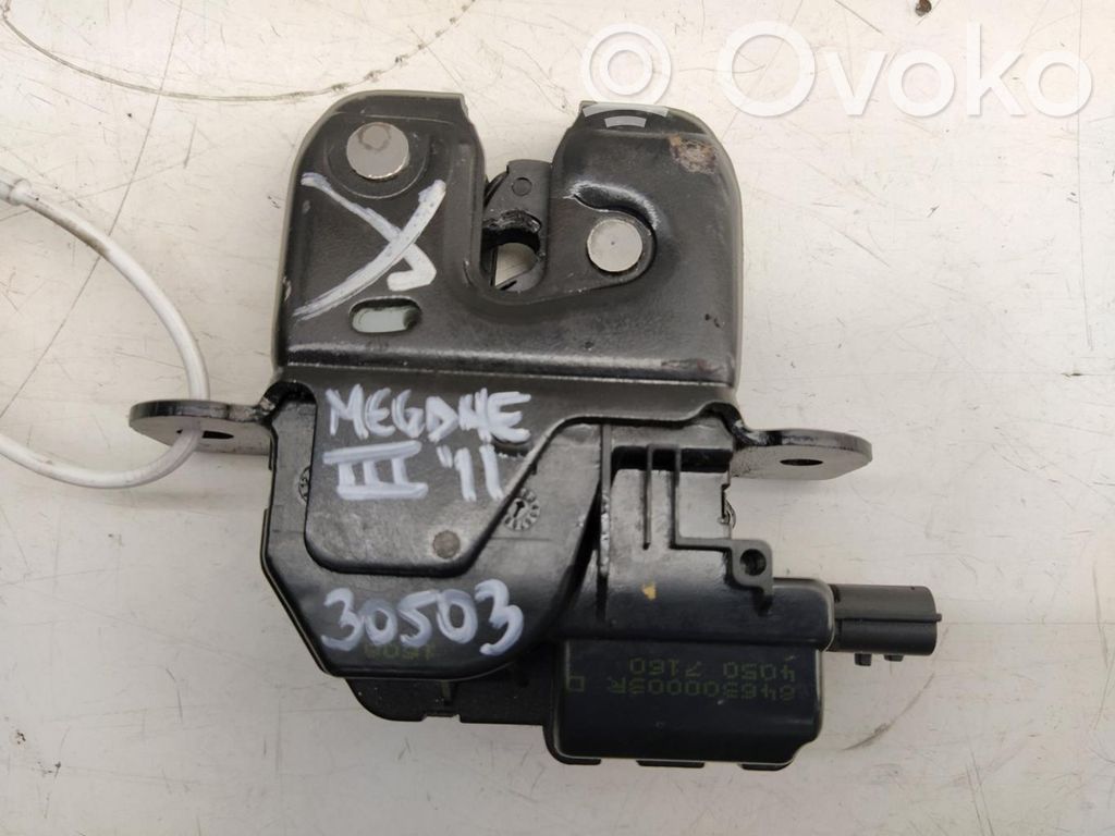 Renault Megane III Blocco/chiusura/serratura del portellone posteriore/bagagliaio