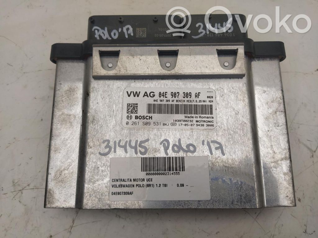 Volkswagen Polo V 6R Unitate control motor/modul ECU