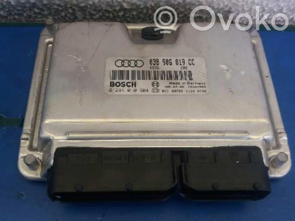 Audi A4 S4 B5 8D Unité de commande, module ECU de moteur 