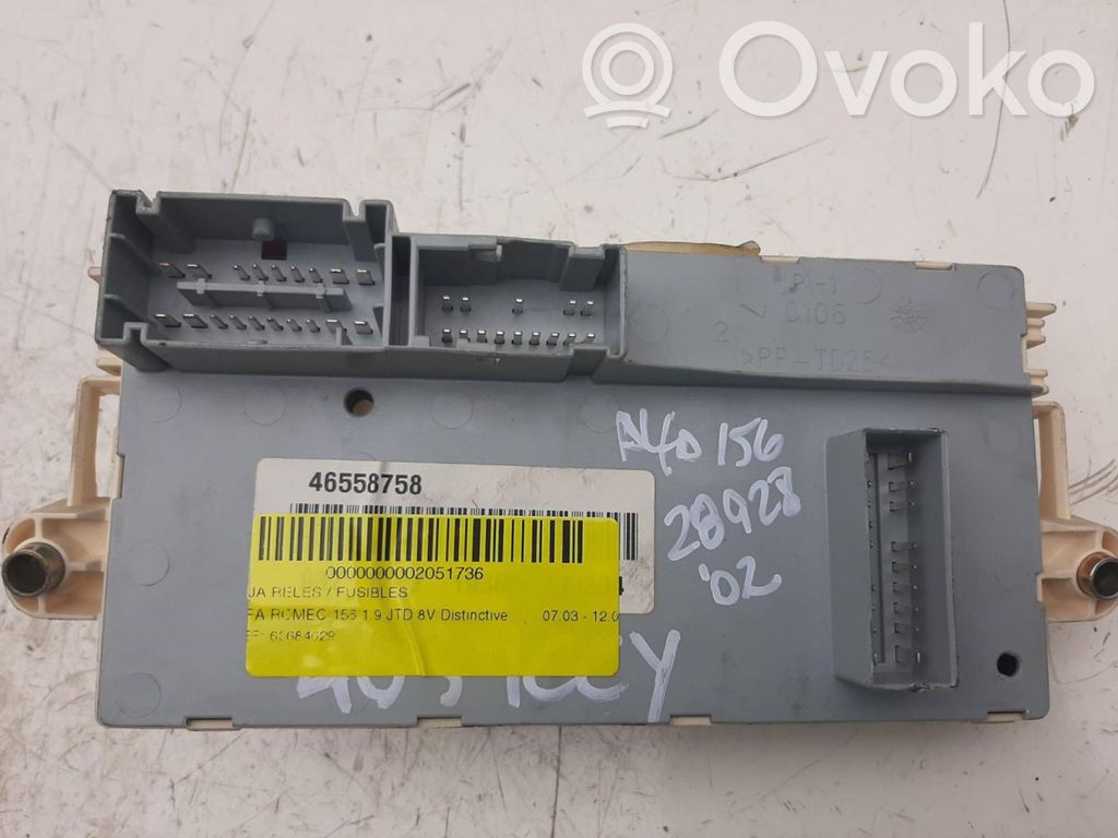 Alfa Romeo 166 Fuse module 