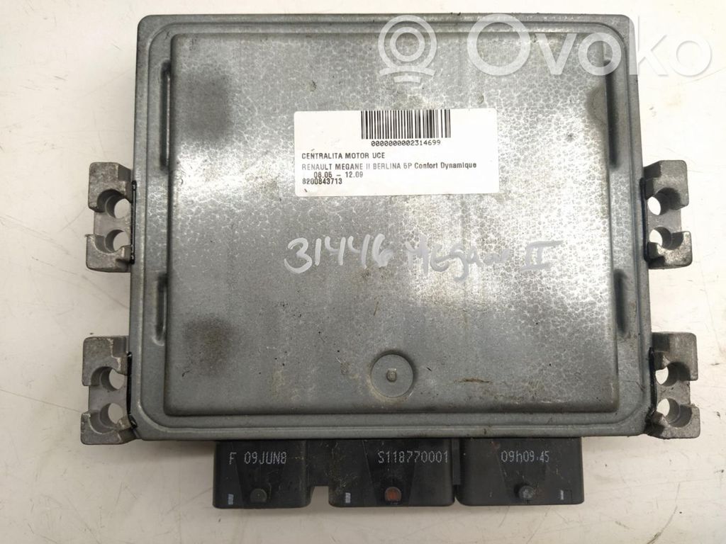 Renault Megane II Centralina/modulo motore ECU 