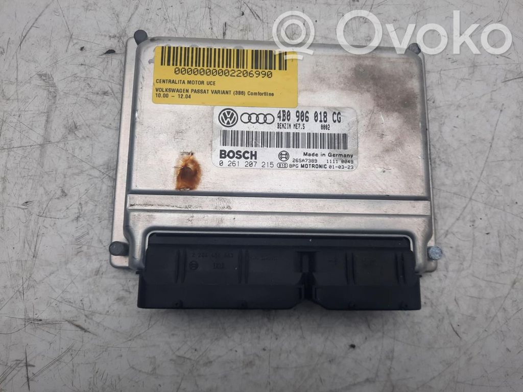Unité de commande, module ECU de moteur   4B0906018CG