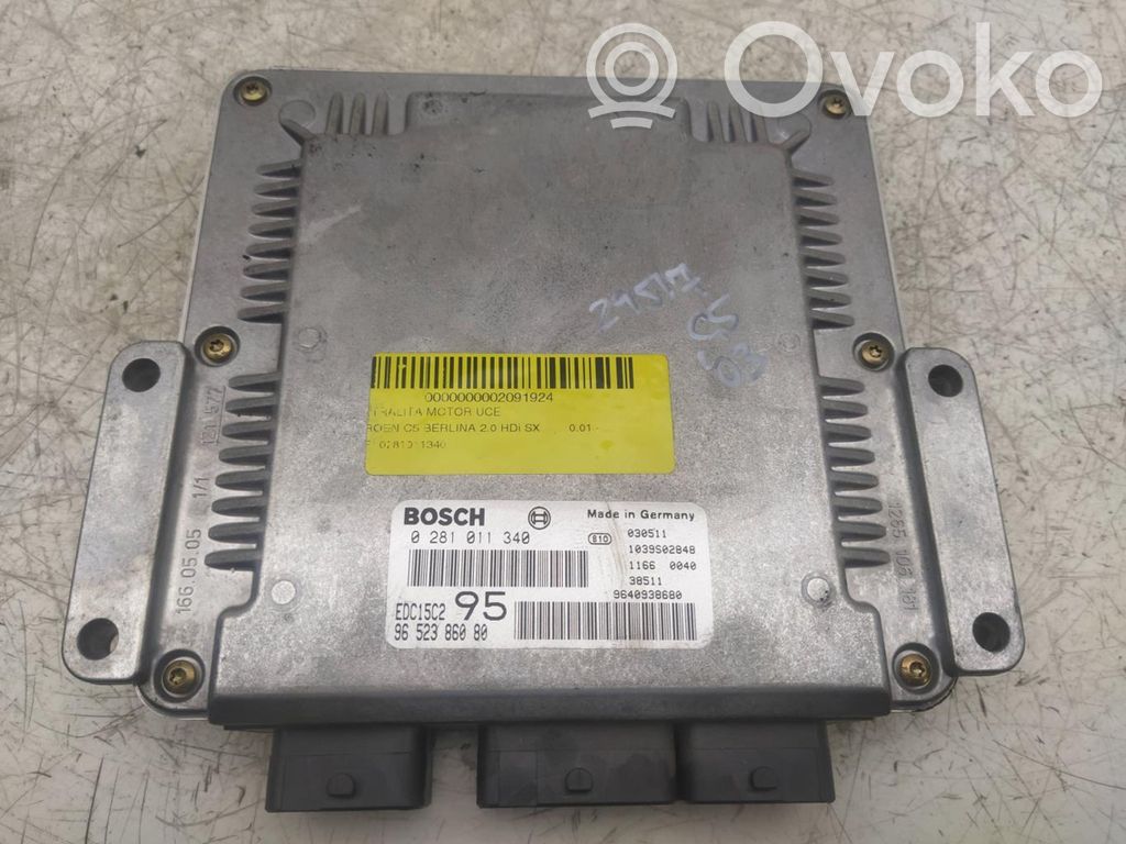 Unité de commande, module ECU de moteur   0281011340