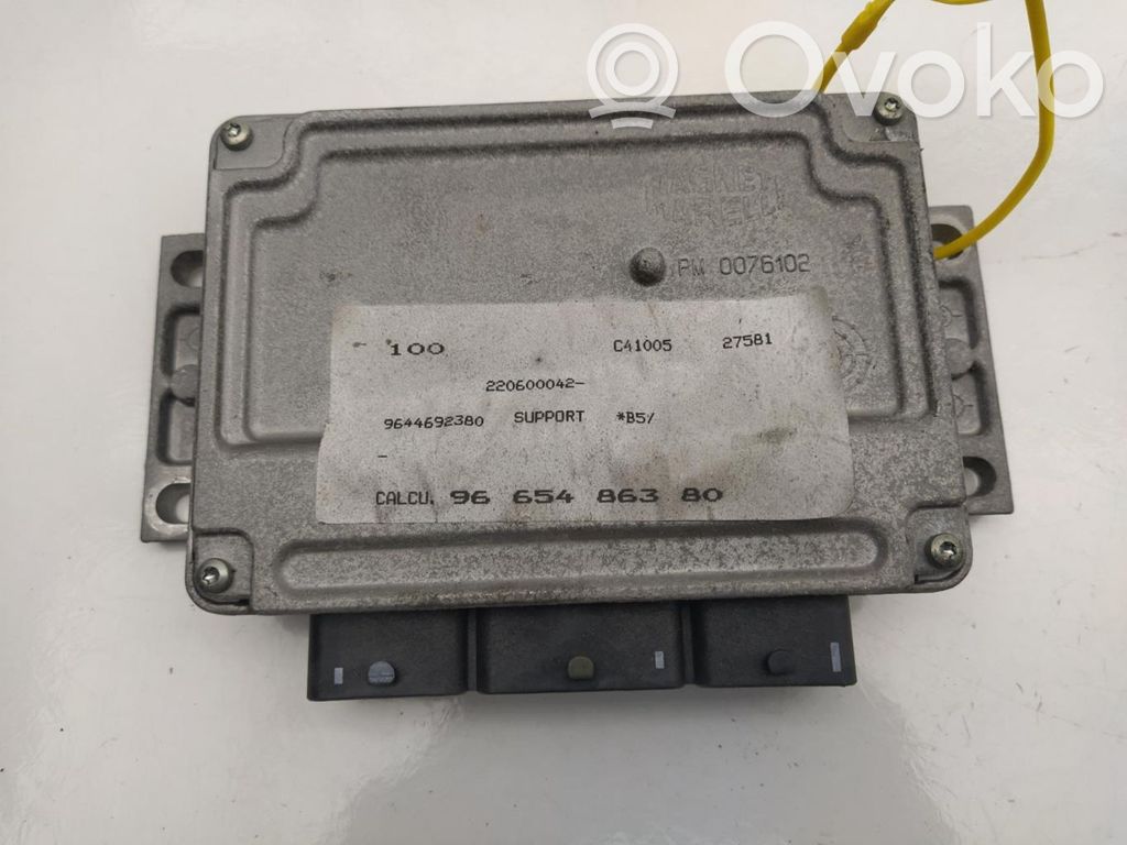 Unité de commande, module ECU de moteur   9665486380
