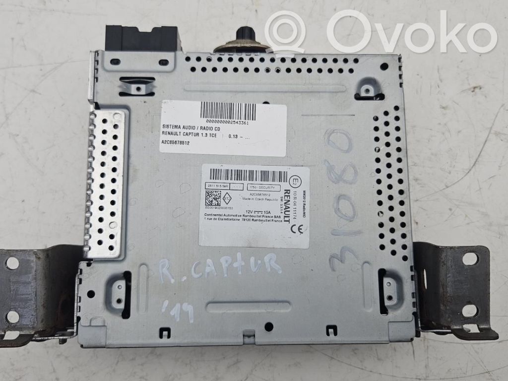 Renault Captur Radio / CD/DVD atskaņotājs / navigācija 