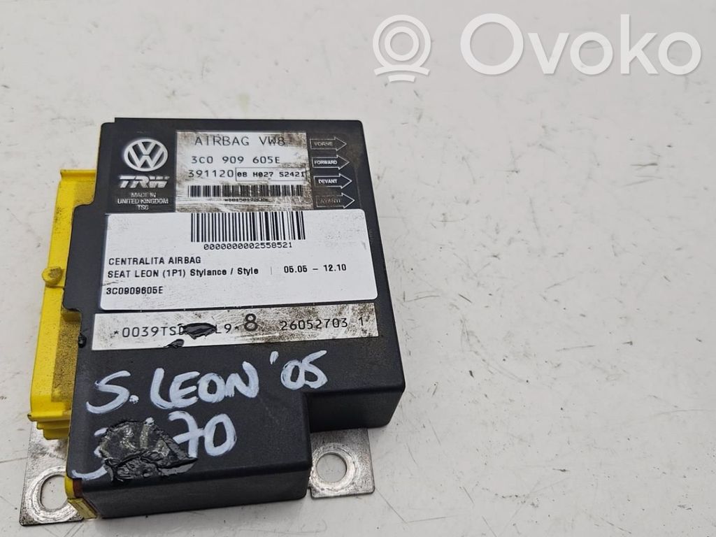 Unidad de control/módulo del Airbag   3C0909605E