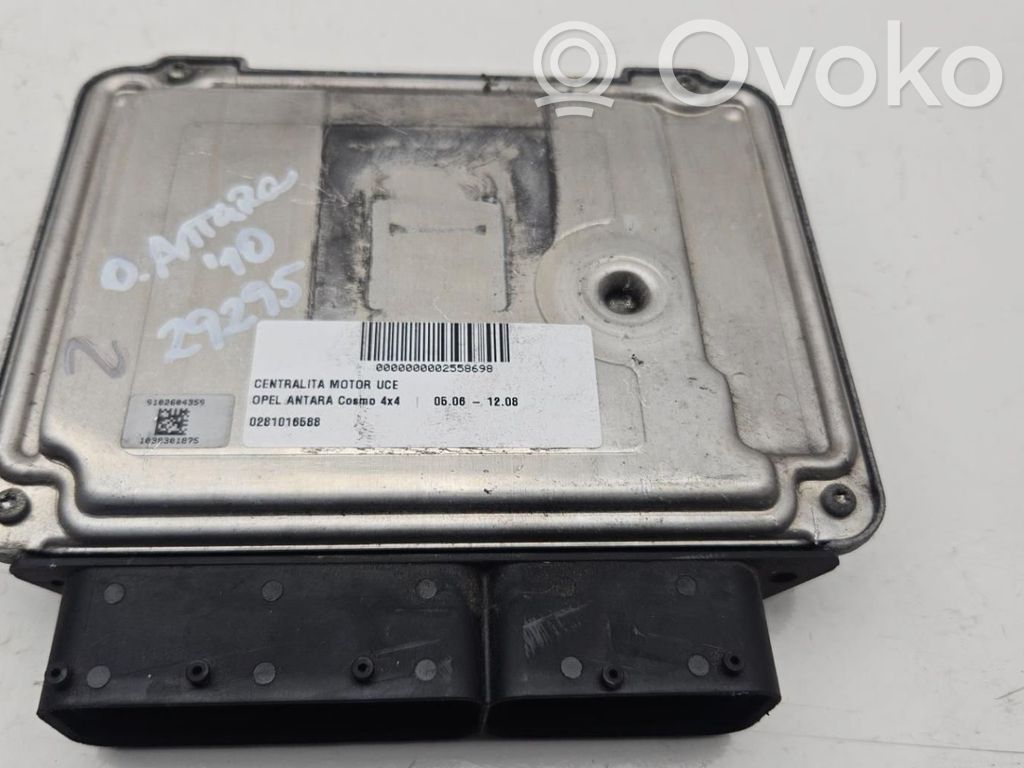 Unidad de control/módulo ECU del motor   0281016588