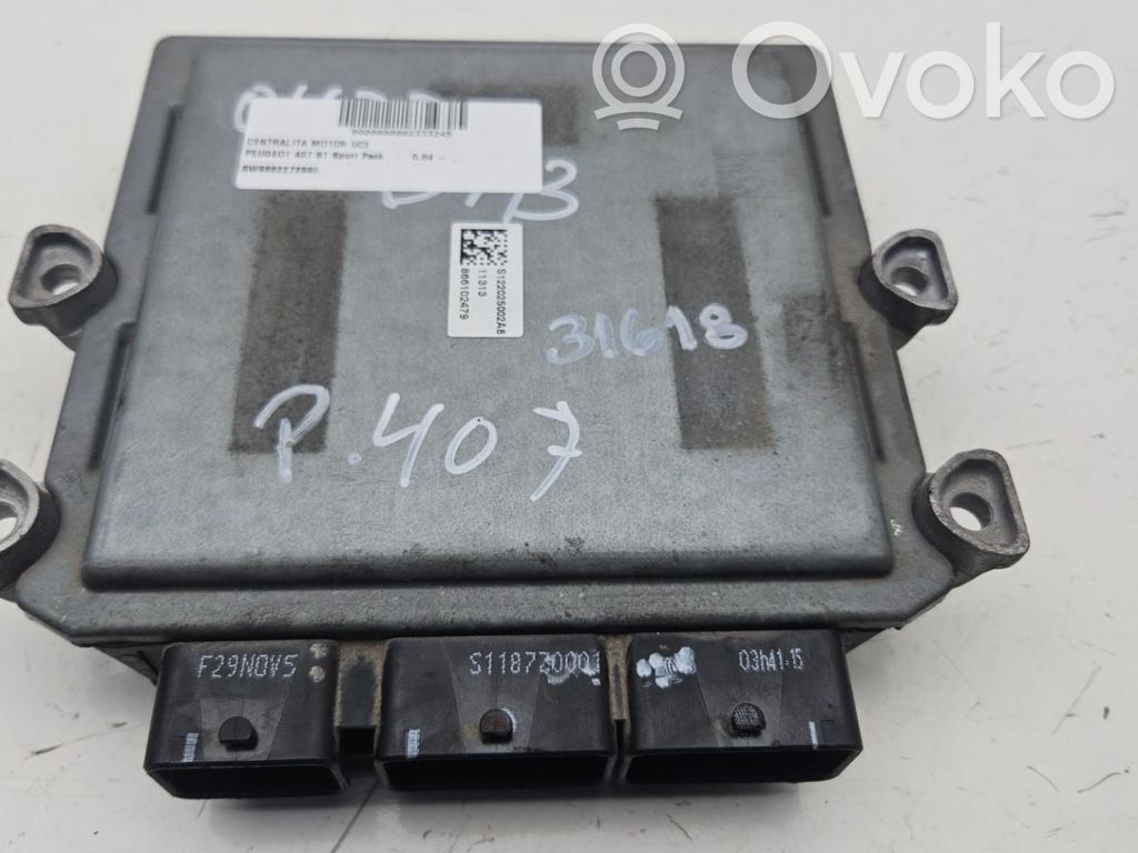 Engine control unit/module ECU   SW9662272880