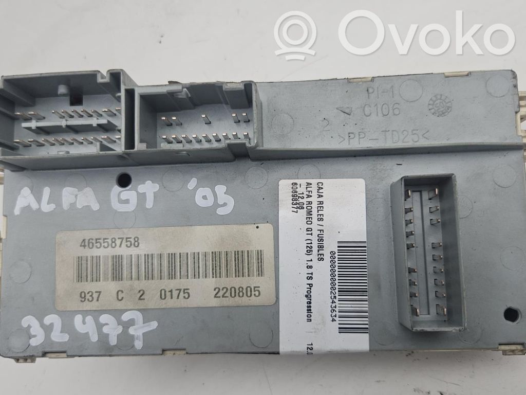 Alfa Romeo GT Fuse module 
