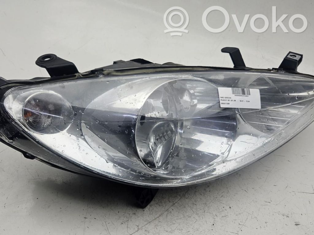 Peugeot 307 Headlight/headlamp 