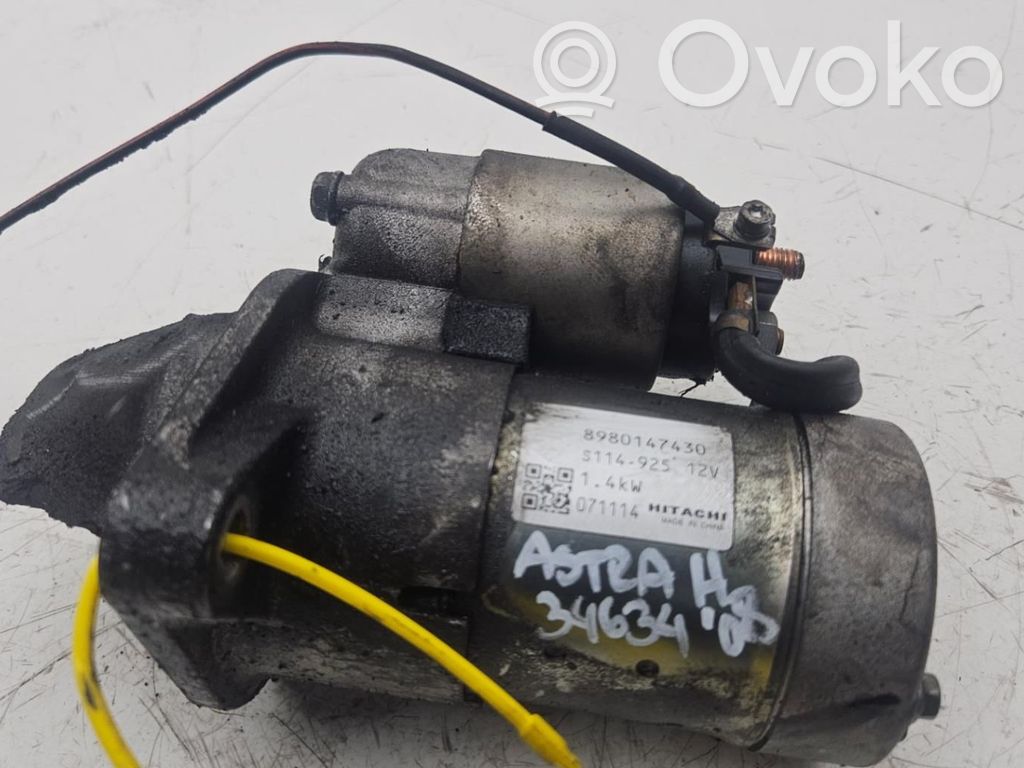Motor de arranque   8980147430