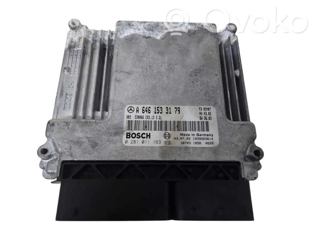 Mercedes-Benz C W203 Unité de commande, module ECU de moteur