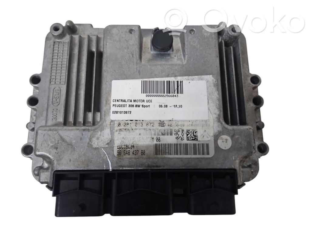 Peugeot 308 SW Unidad de control/módulo ECU del motor
