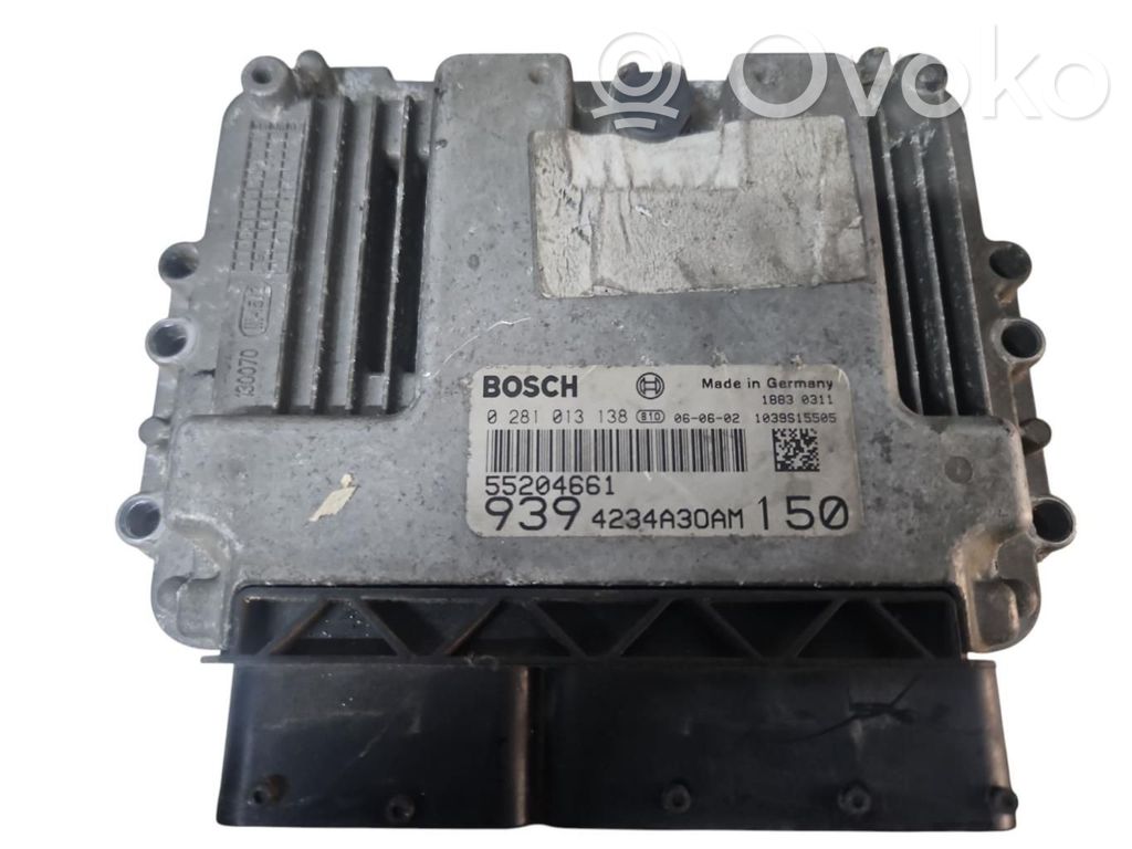 Unité de commande, module ECU de moteur   0281013138