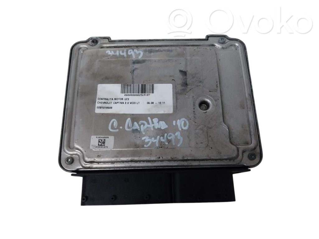 Chevrolet Meriva Unidad de control/módulo ECU del motor 