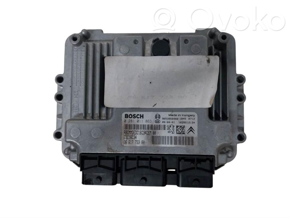 Citroen C4 I Komputer / Sterownik ECU silnika 