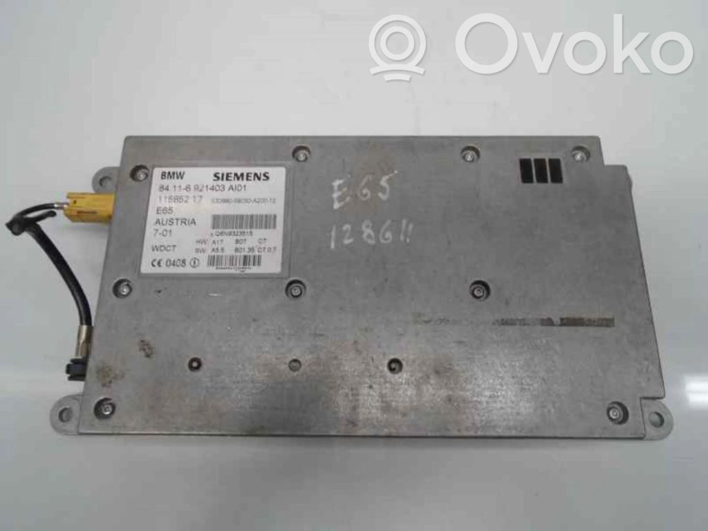 BMW 7 E65 E66 Variklio valdymo blokas 