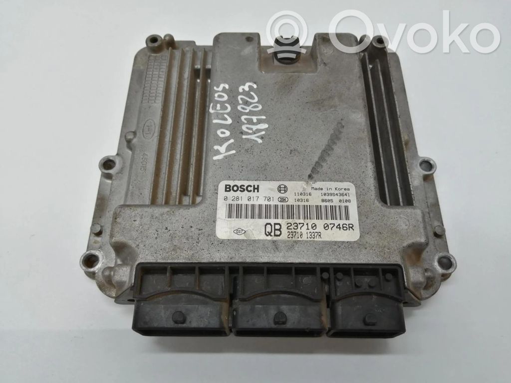 Engine control unit/module ECU   237100746R