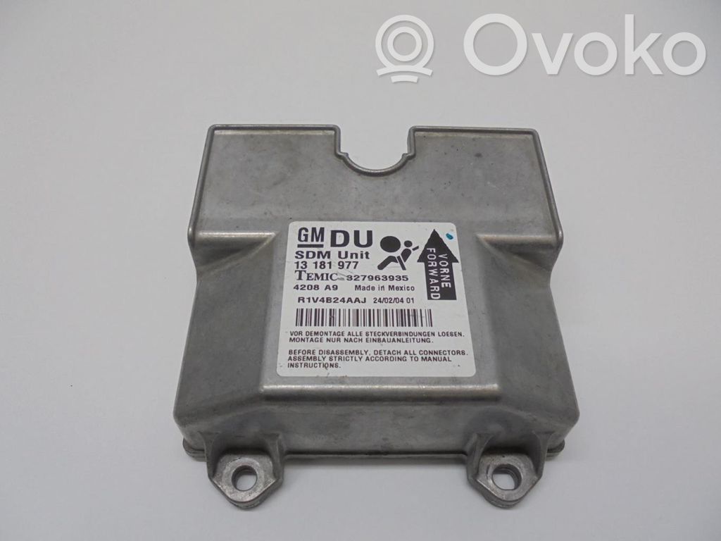 Opel Astra H Sterownik / Moduł Airbag 